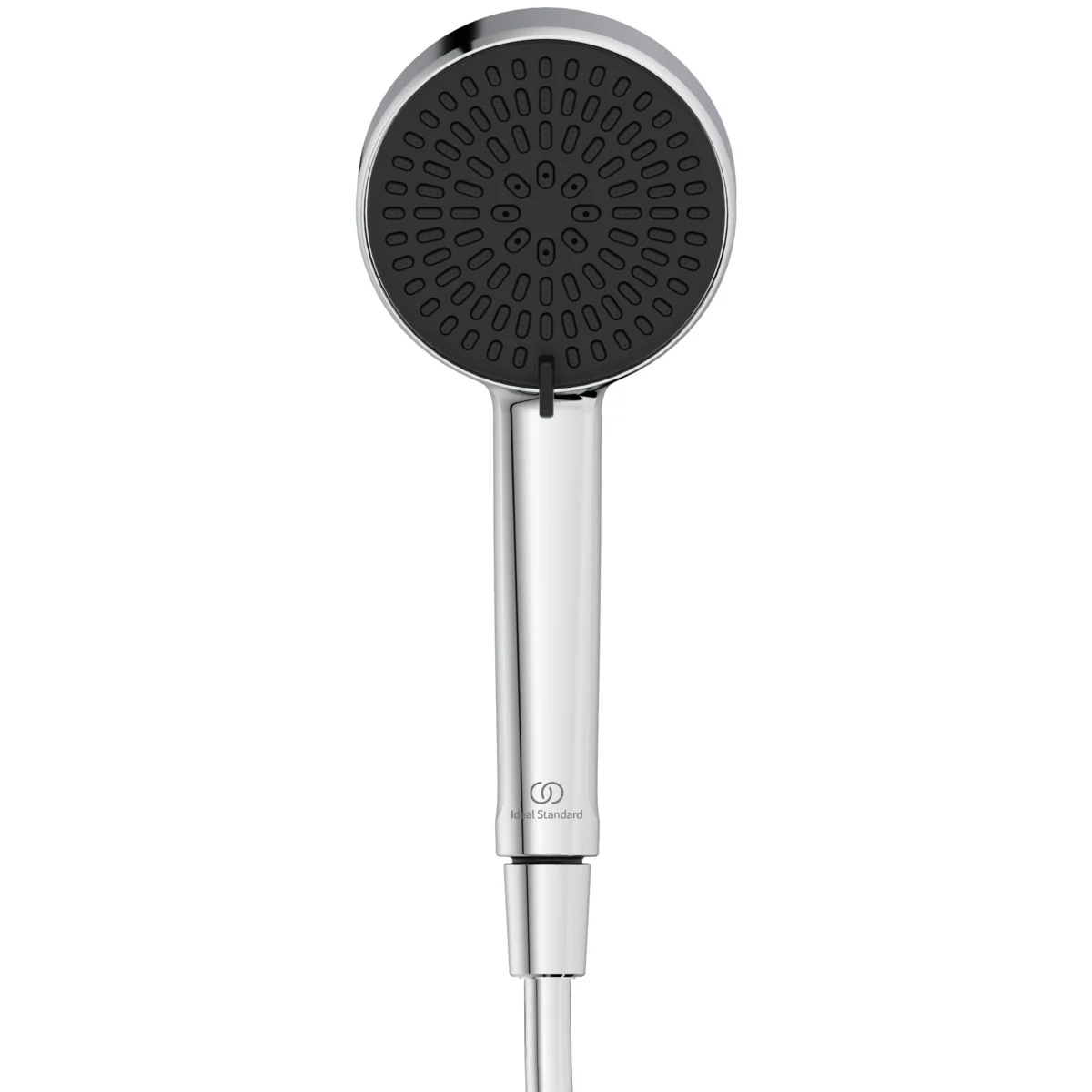 Ideal Standard Ceratwist Alu+ Duschsystem, Chrom, Aufputz, 100% recyceltes Aluminium, 2 Strahlarten Hand- und Kopfbrause