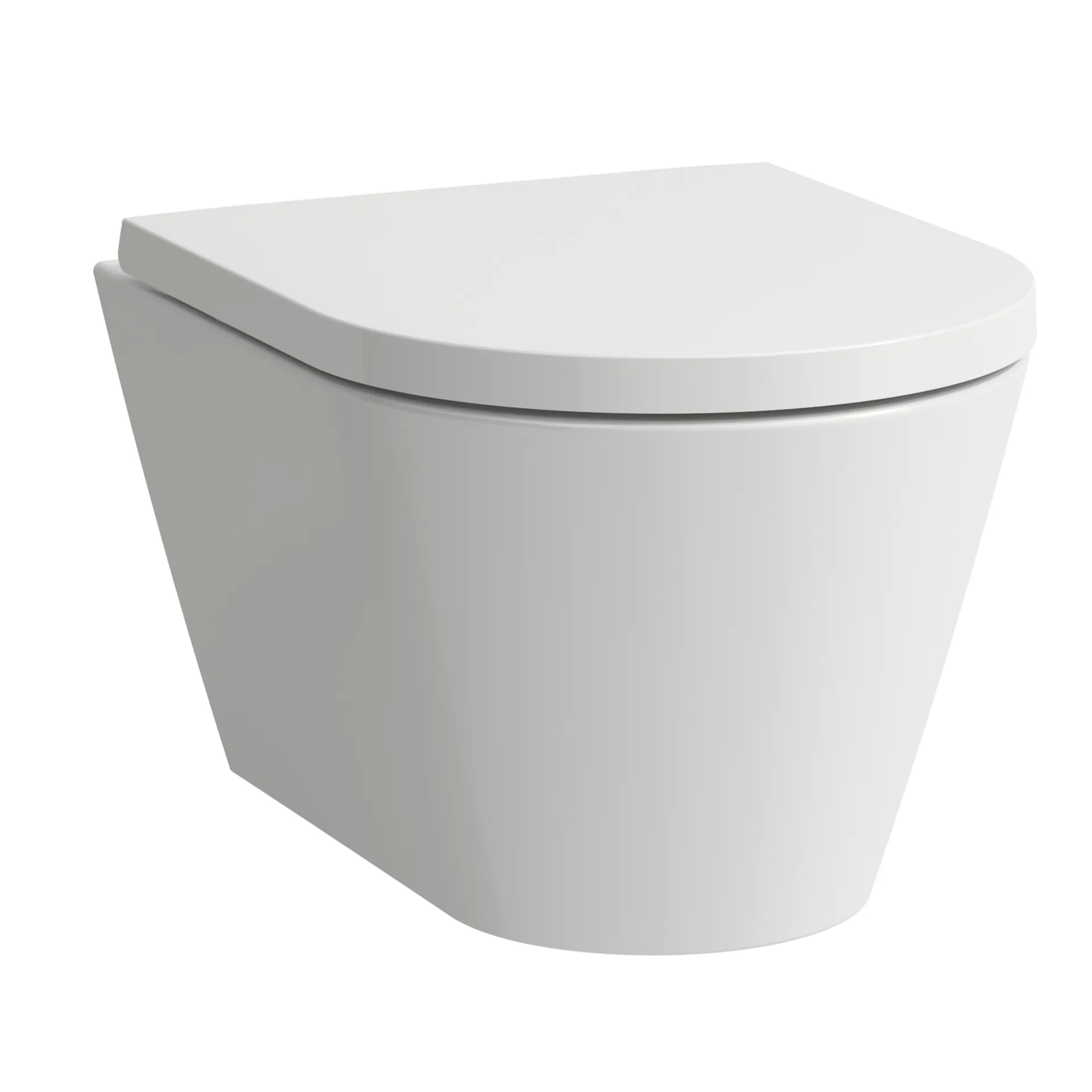 Laufen Wand-Tiefspül-WC Ausführung kurz „Kartell“ 370 × 355 × 490 mm in Weiß, ohne Spülrand