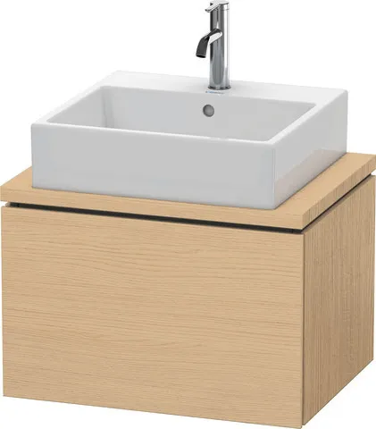 Duravit Waschtischunterschrank wandhängend „L-Cube“ 62 × 40 × 47,7 cm Eiche Natur Duravit Waschtischunterschrank wandhängend „L-Cube“ 62 × 40 × 47,7 cm Eiche Natur