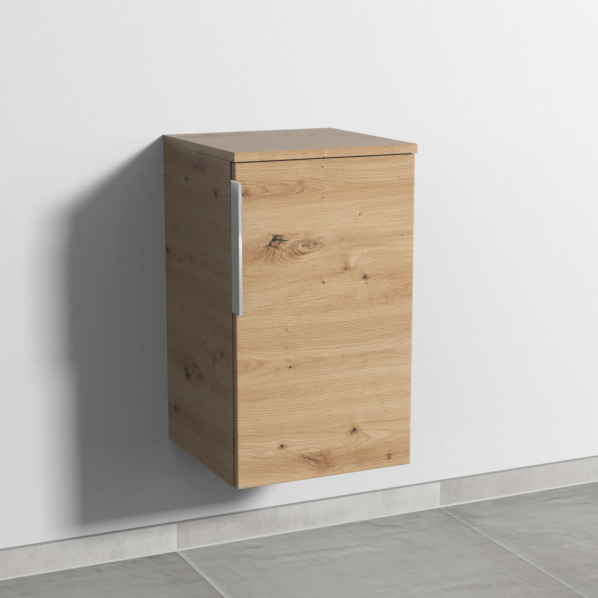 Sanipa Unterschrank „3way“ 350 × 580 × 345 mm Anschlag rechts, in Eiche Natural-Touch, Anschlag rechts