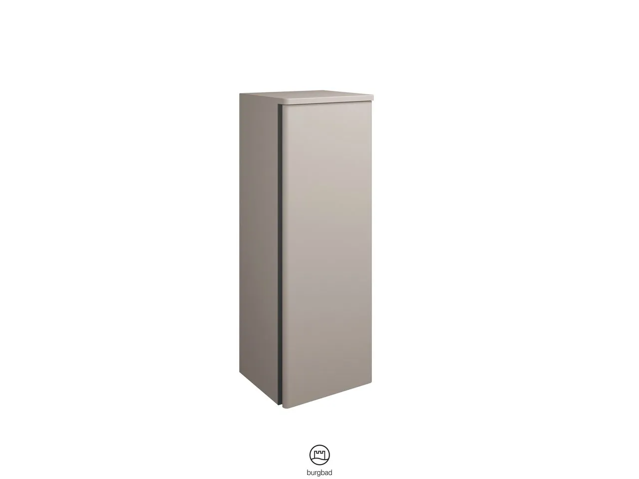 burgbad Hochschrank „Badu“ 392 × 980 × 365 mm in Nussbaum Dekor Samt