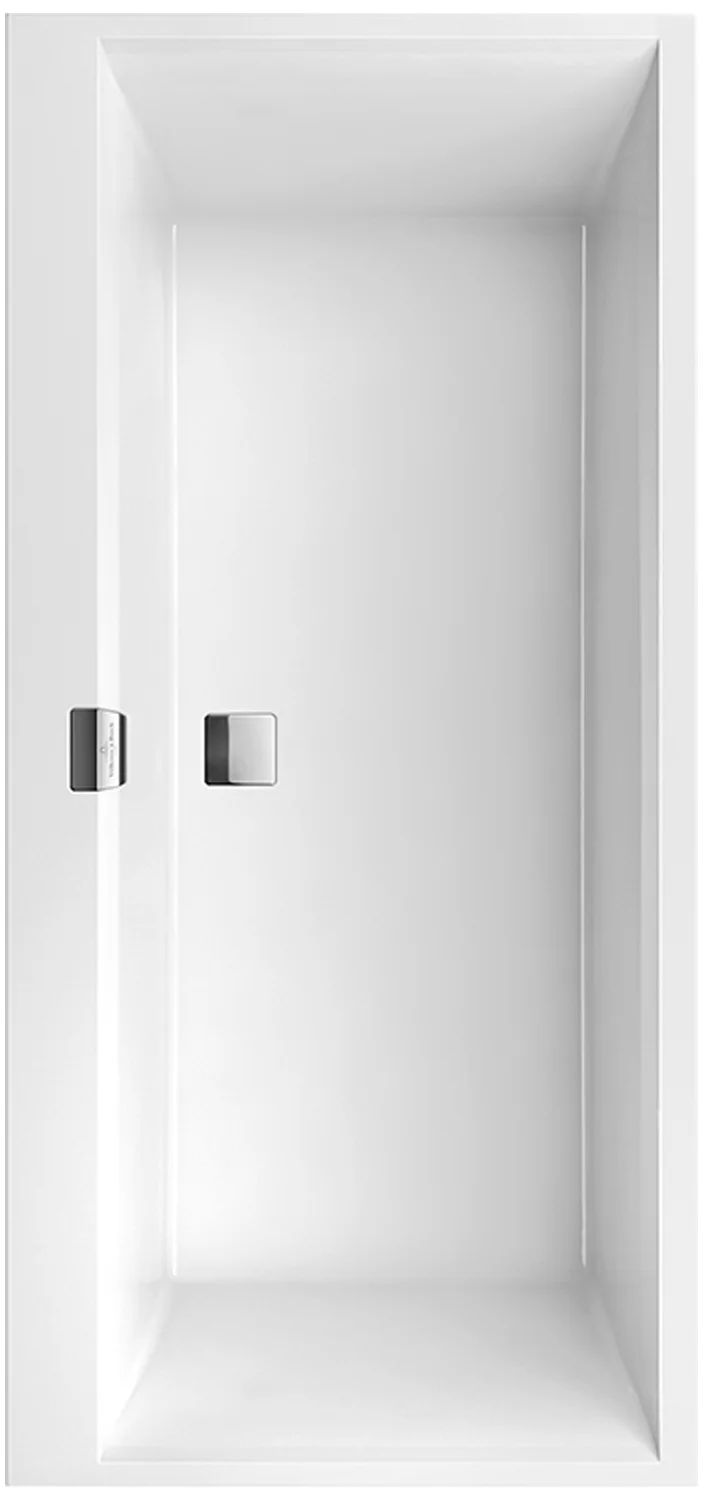 Villeroy & Boch Squaro Edge 12 Badewanne mit Whirlpoolsystem, 1600x750mm, Weiß Alpin Villeroy & Boch Squaro Edge 12 Badewanne mit Whirlpoolsystem, 1600x750mm, Weiß Alpin