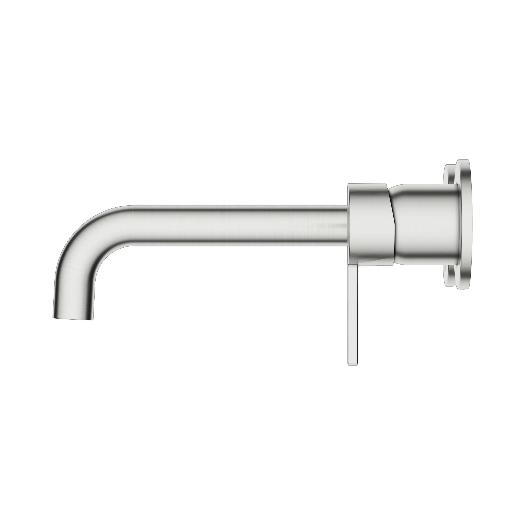 KEUCO PLAN BLUE Einhebel-Waschtischmischer Unterputz, 2-Loch, Edelstahl-finish, Ausladung 225 mm