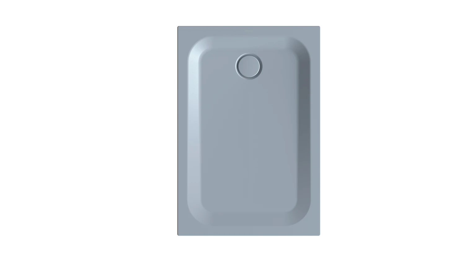 Bette rechteck Duschwanne „BetteUltra“ 1100 × 750 mm ohne Oberflächenbeschichtung, ohne Oberflächenveredelung, ohne Wannenträger, in Blue Satin