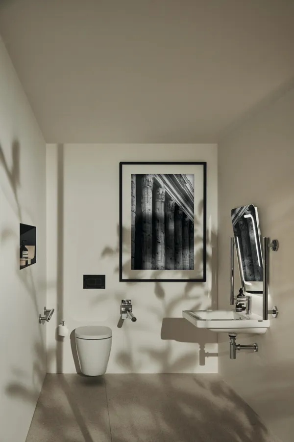 Waschbecken „ConnectFreedom“ 60 × 55,5 × 16,5 cm, Hahnlochposition mittig Waschbecken „ConnectFreedom“ 60 × 55,5 × 16,5 cm, Hahnlochposition mittig