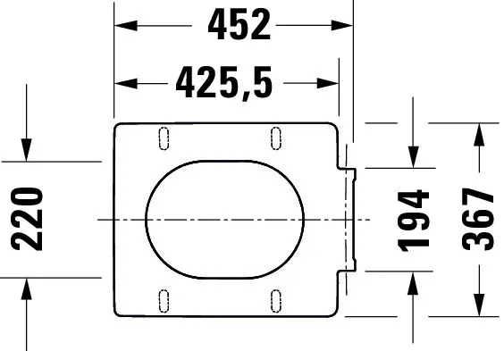 Duravit WC-Sitz „Vero Air“ 37,8 × 46,9 × 4,9 cm Duravit WC-Sitz „Vero Air“ 37,8 × 46,9 × 4,9 cm