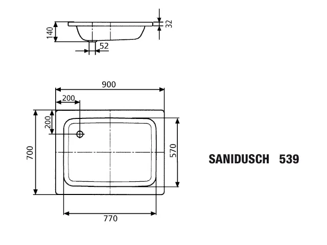 Kaldewei rechteck Duschwanne „Sanidusch“ 700 × 900 mm ohne Oberflächenbeschichtung, ohne Oberflächenveredelung, in alpinweiß Kaldewei rechteck Duschwanne „Sanidusch“ 700 × 900 mm ohne Oberflächenbeschichtung, ohne Oberflächenveredelung, in alpinweiß