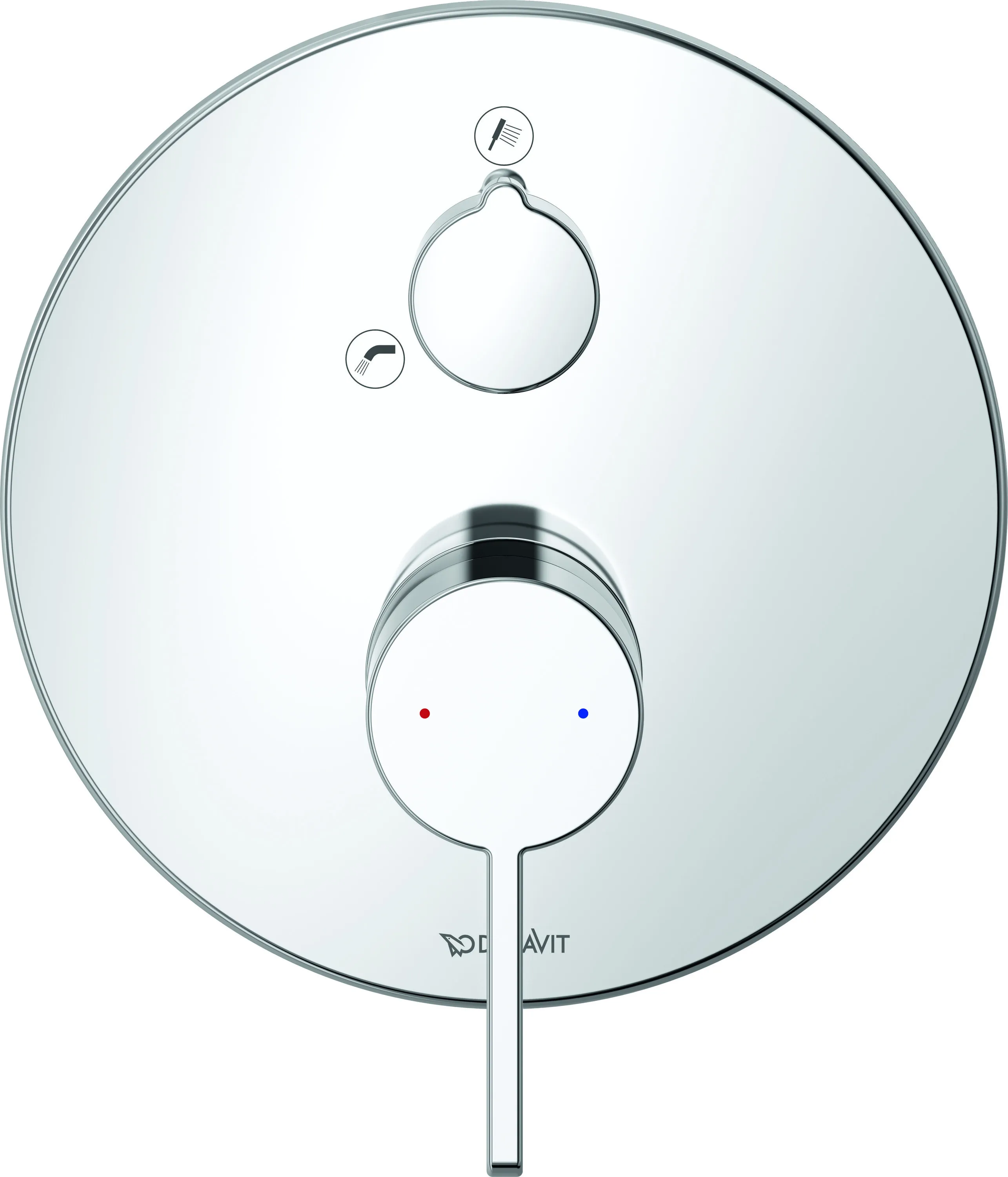 Duravit Einhand-Unterputz-Armatur „D-Neo“ in Chrom Duravit Einhand-Unterputz-Armatur „D-Neo“ in Chrom