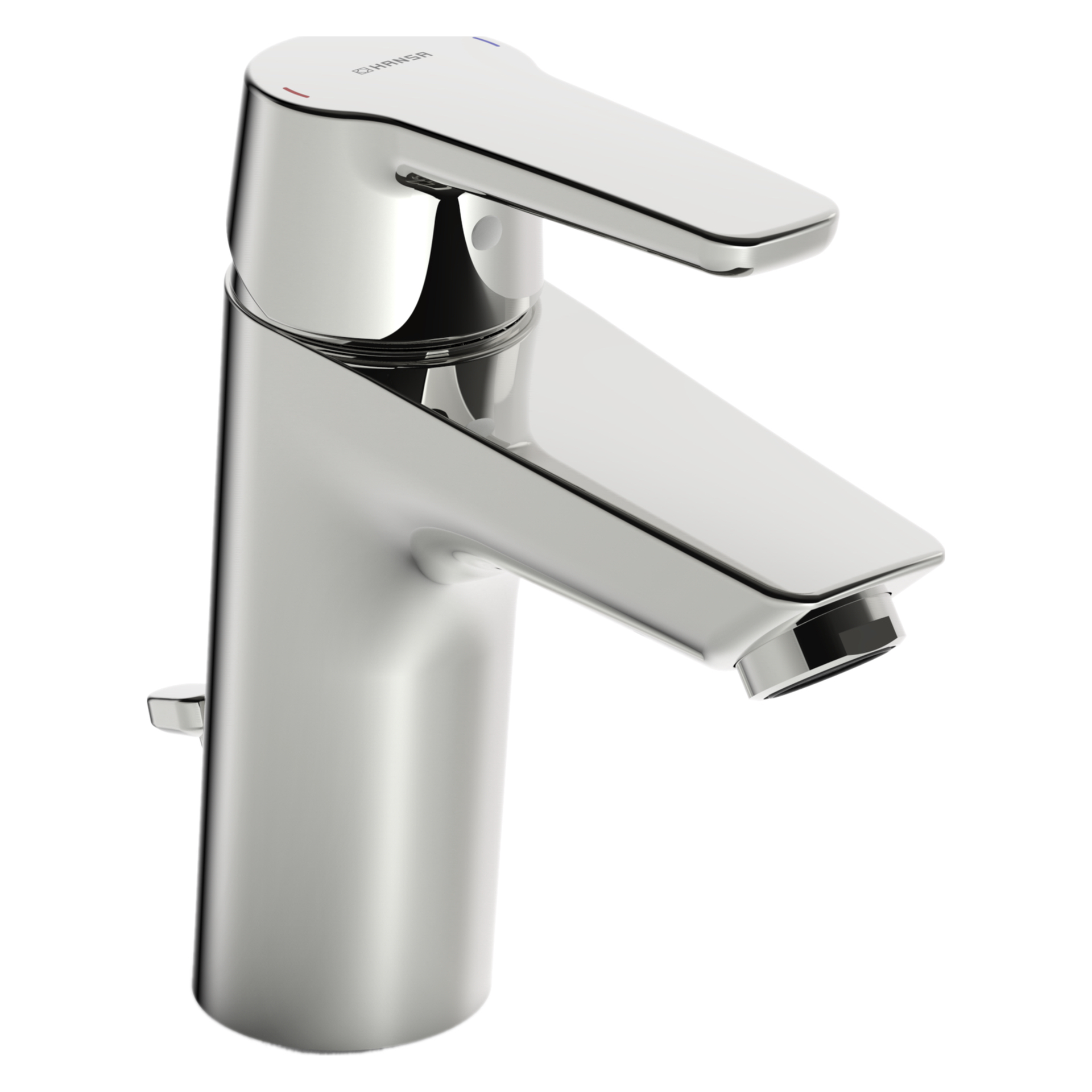 HansaPOLO Waschtischarmatur HansaPOLO XL 5150 Chrom, DN15, Ausladung 110 mm