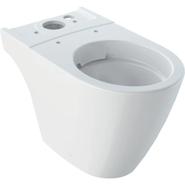 Stand-Tiefspül-WC für Kombination mit Spülkasten „iCon“ 35,5 × 40 cm ohne Spülrand, Befestigung verdeckt Stand-Tiefspül-WC für Kombination mit Spülkasten „iCon“ 35,5 × 40 cm ohne Spülrand, Befestigung verdeckt