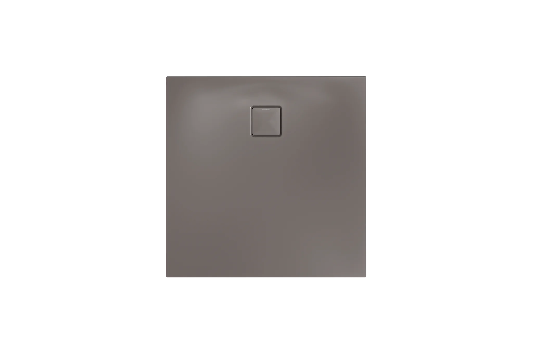 Kaldewei ALUVIA Duschfläche, 1000x1000 mm, warm grey 70, Invisible Grip, SolidLite