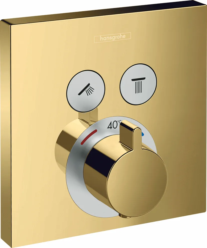 Thermostat Unterputz ShowerSelect Fertigset 2 Verbraucher chrom