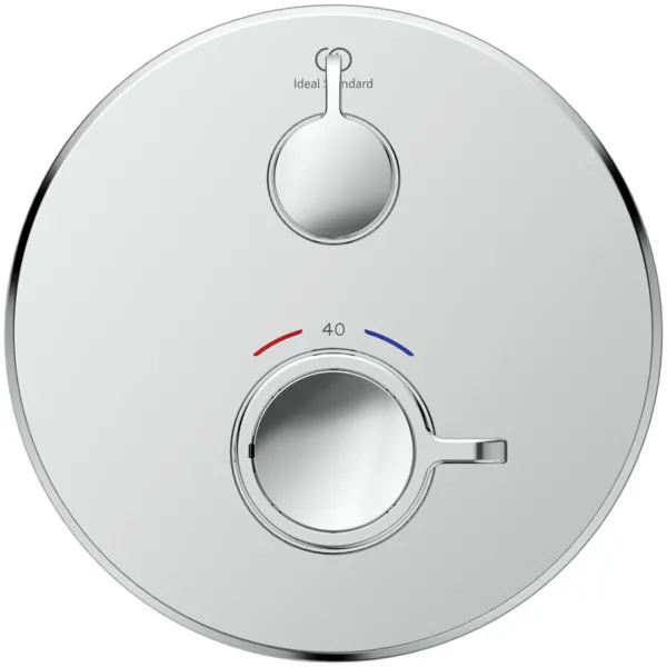 Ideal Standard Brausethermostat Ceraplus Safe Rosette Chrom d:163mm Unterputz Ideal Standard Brausethermostat Ceraplus Safe Rosette Chrom d:163mm Unterputz