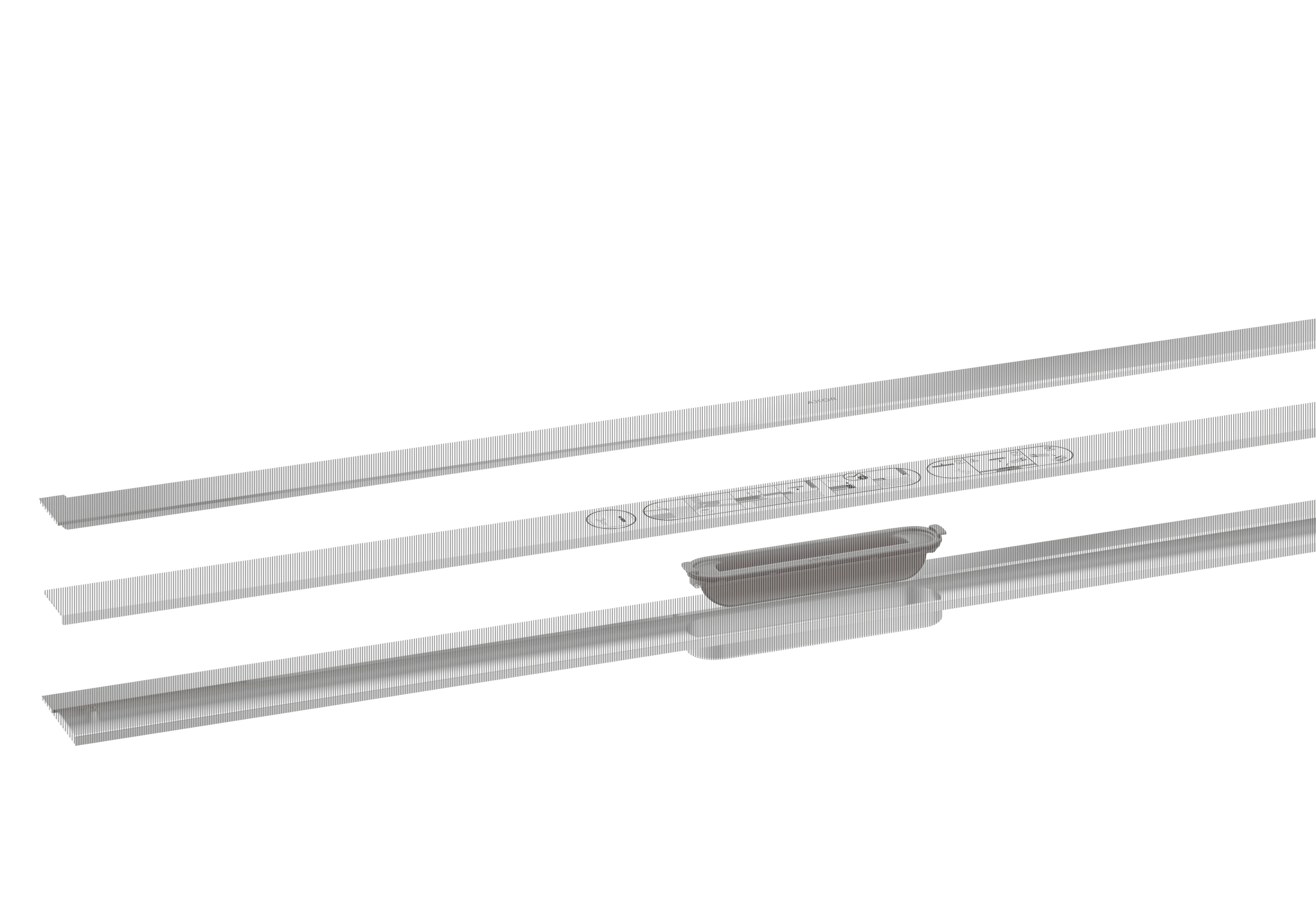 Hansgrohe AXOR Drain Fertigset Duschrinne 1200mm Wandmontage Chrom Hansgrohe AXOR Drain Fertigset Duschrinne 1200mm Wandmontage Chrom