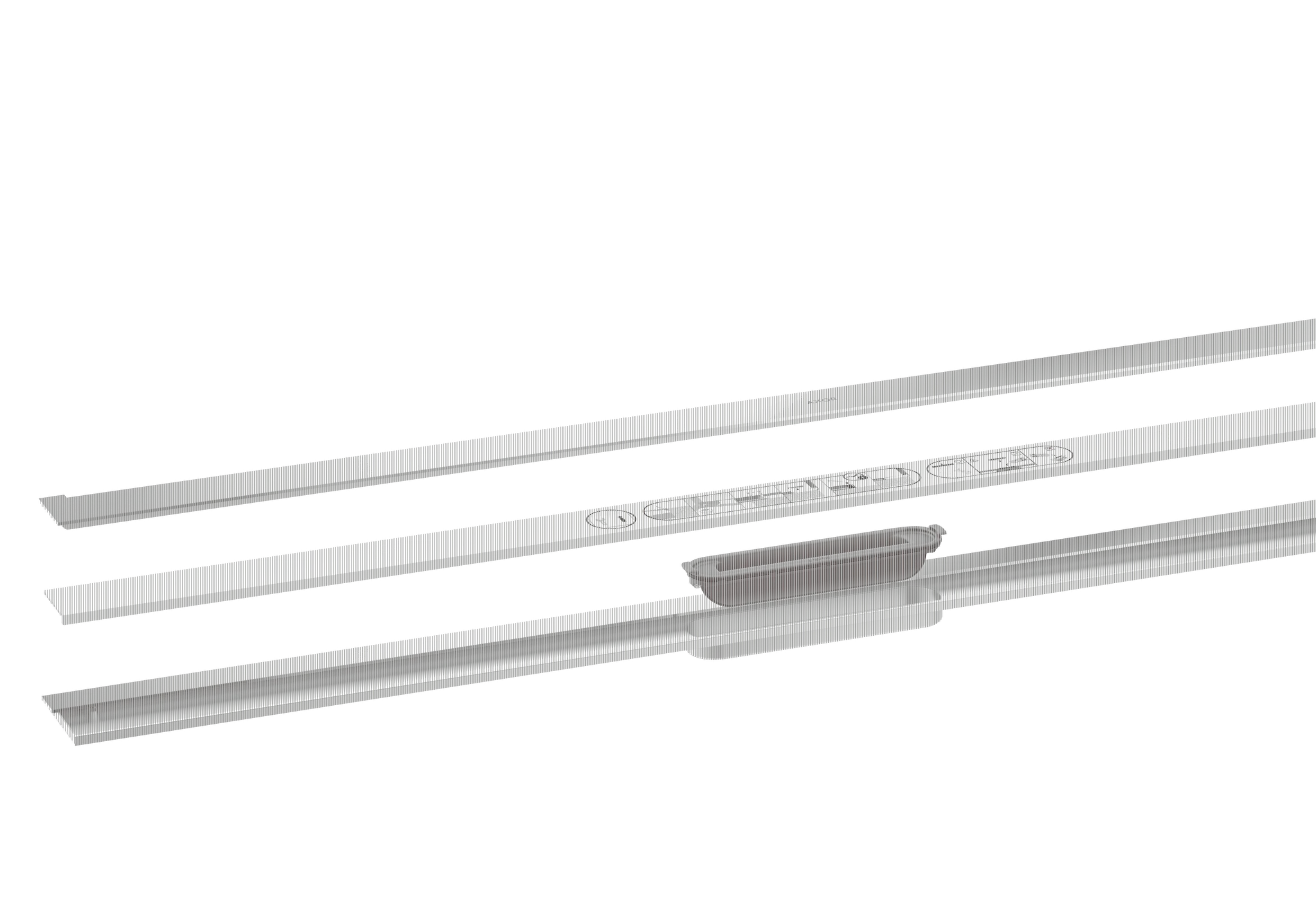 Hansgrohe AXOR Drain Fertigset Duschrinne 1200mm Wandmontage Chrom Hansgrohe AXOR Drain Fertigset Duschrinne 1200mm Wandmontage Chrom