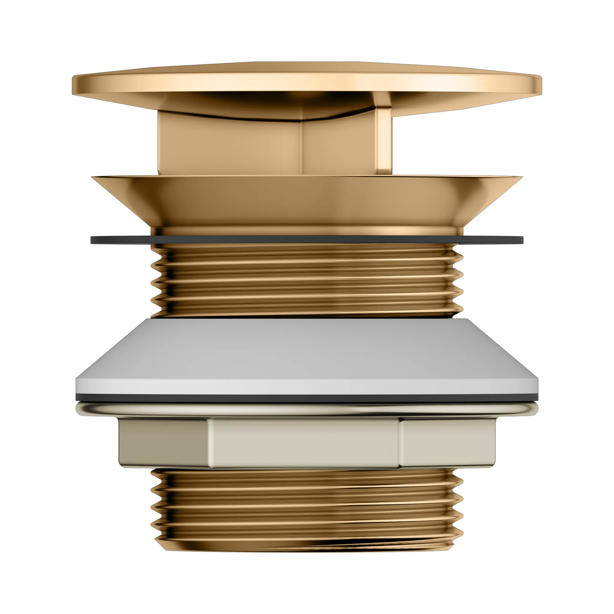 Armaturenzubehör Schaftventil G 1 1/4 Messing gebürstet Armaturenzubehör Schaftventil G 1 1/4 Messing gebürstet