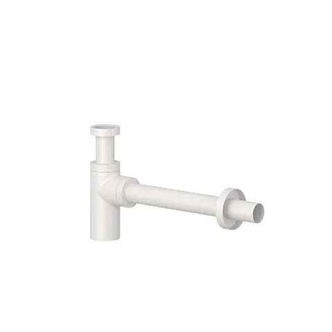 Kludi BAD SIFONE Geruchverschluss Matt white, G 1 1/4 x DN 32, 65 mm Durchmesser, für Waschtische mit Abgangsrohr DN 32 x 290 mm, variablem Tauchrohr, Wandanschlussmaß 320 mm Kludi BAD SIFONE Geruchverschluss Matt white, G 1 1/4 x DN 32, 65 mm Durchmesser, für Waschtische mit Abgangsrohr DN 32 x 290 mm, variablem Tauchrohr, Wandanschlussmaß 320 mm