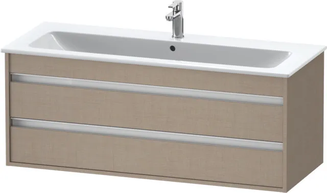 Duravit Waschtischunterschrank wandhängend „Ketho“ 120 × 48 × 47,5 cm in Leinen