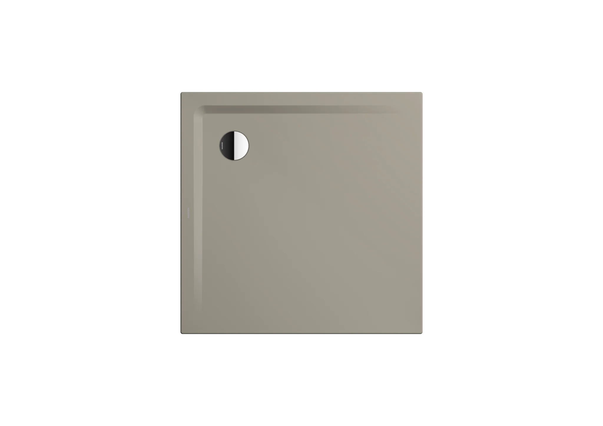 Kaldewei SUPERPLAN Duschfläche mit Wannenträger, quadratisch 1.200 x 1.200 mm, Tiefe 25 mm, warm grey 50, Perl-Effekt Kaldewei SUPERPLAN Duschfläche mit Wannenträger, quadratisch 1.200 x 1.200 mm, Tiefe 25 mm, warm grey 50, Perl-Effekt