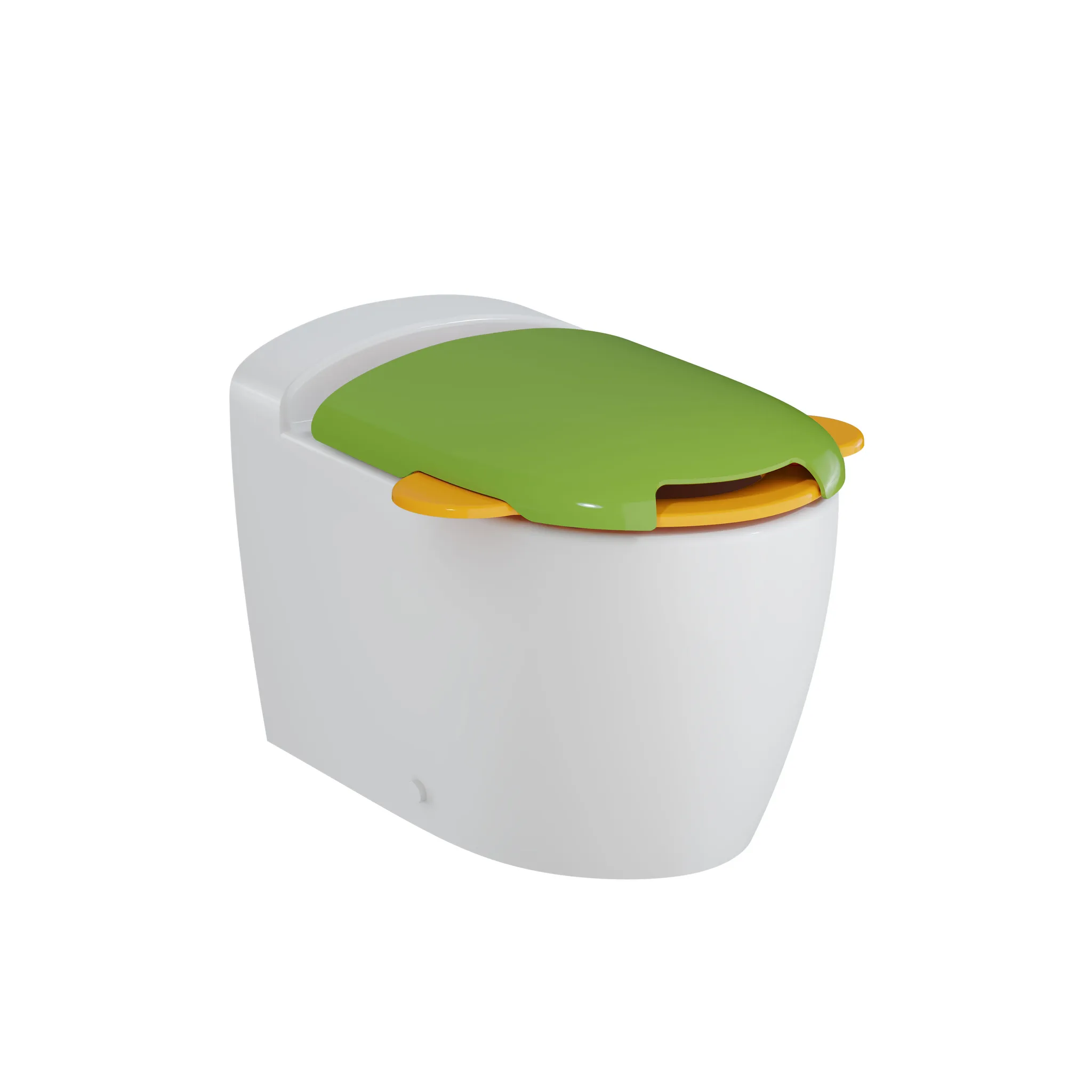 VitrA Sento Kids Stand-WC Smooth Flush ohne Spülrand Weiß Hochglanz, 300 x 500 x 280 mm