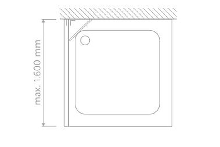 HSK Seitenwand für K.01 – K.26 „Kienle“ 200 cm Glas Carré HSK Seitenwand für K.01 – K.26 „Kienle“ 200 cm Glas Carré