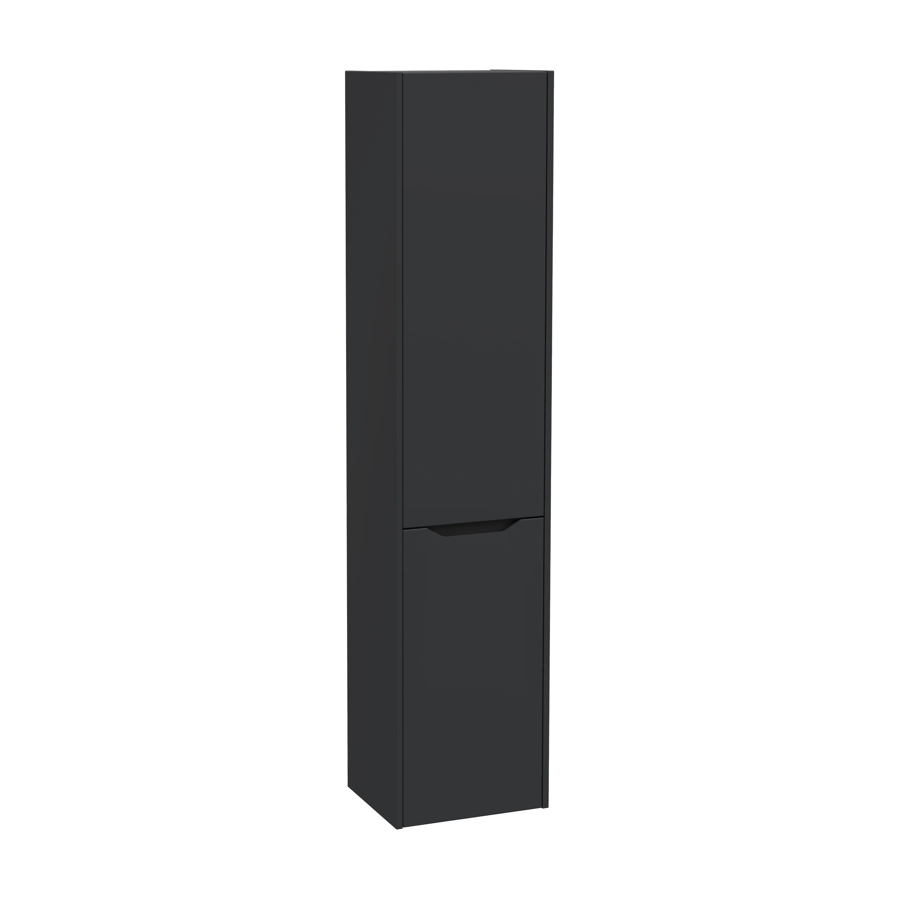 New Integra Square Hochschrank mit Wäschekorb 40 x 35 x 180 cm (BxTxH) Türanschlag links Graphit Matt New Integra Square Hochschrank mit Wäschekorb 40 x 35 x 180 cm (BxTxH) Türanschlag links Graphit Matt