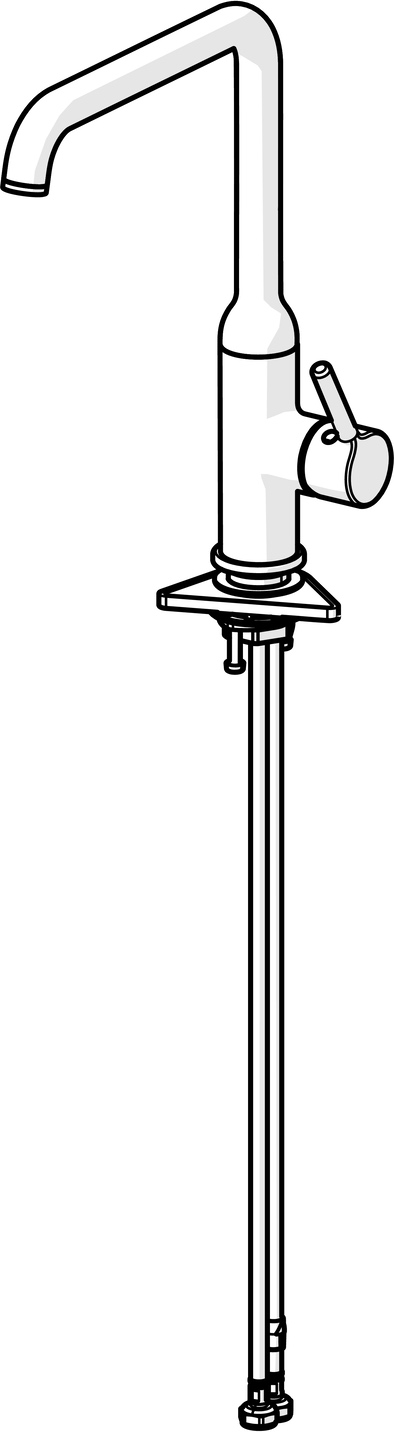 Hansa Einhand-Küchenarmatur „Vantis Style“ Ausladung 255 mm in chrom Hansa Einhand-Küchenarmatur „Vantis Style“ Ausladung 255 mm in chrom