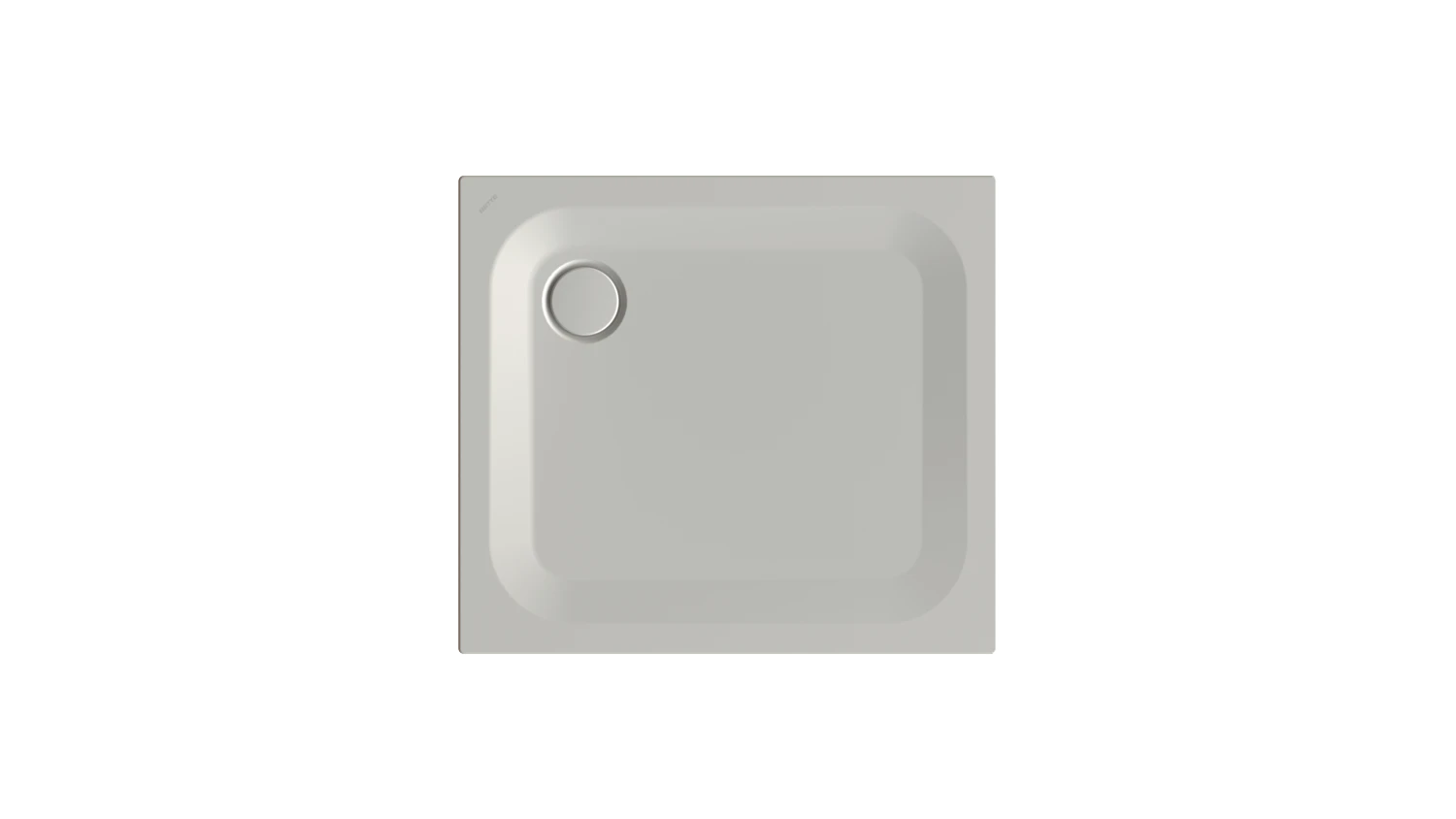 Bette rechteck Duschwanne „BetteUltra“ 900 × 800 mm ohne Oberflächenbeschichtung, ohne Oberflächenveredelung, mit Wannenträger, in Silver