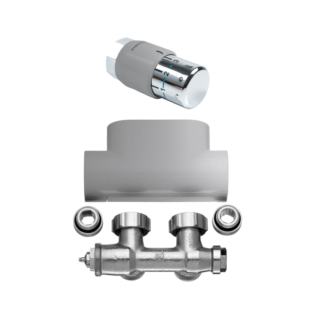 Kermi Set Ventilhahnblock Eckform in Kermi Set Ventilhahnblock Eckform in