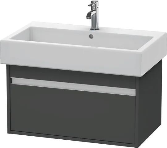 Duravit Waschtischunterschrank wandhängend „Ketho“ 75 × 41 × 44 cm Graphit Matt Duravit Waschtischunterschrank wandhängend „Ketho“ 75 × 41 × 44 cm Graphit Matt