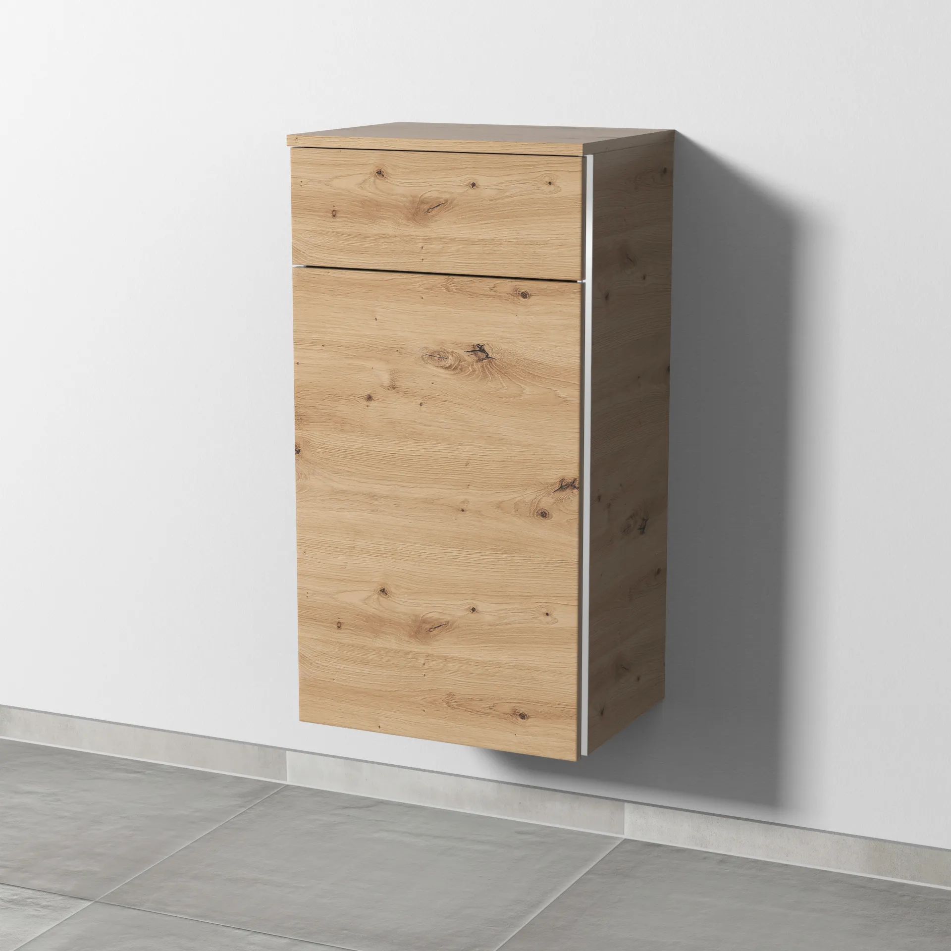 Sanipa Mittelschrank „3way“ 450 × 850 × 345 mm in Eiche Natural-Touch