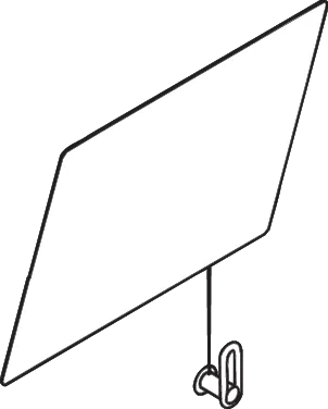 HEWI Kippspiegel „Serie 801“ 60 × 54 cm HEWI Kippspiegel „Serie 801“ 60 × 54 cm