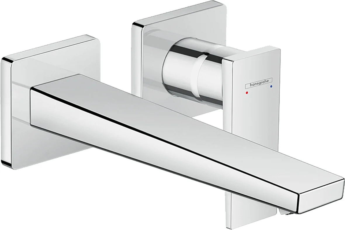 Hansgrohe Metropol Einhebel-Waschtischmischer Unterputz, Chrom, Ausladung 225 mm, Hebelgriff, Normalstrahl, max. Durchfluss 5 l/min