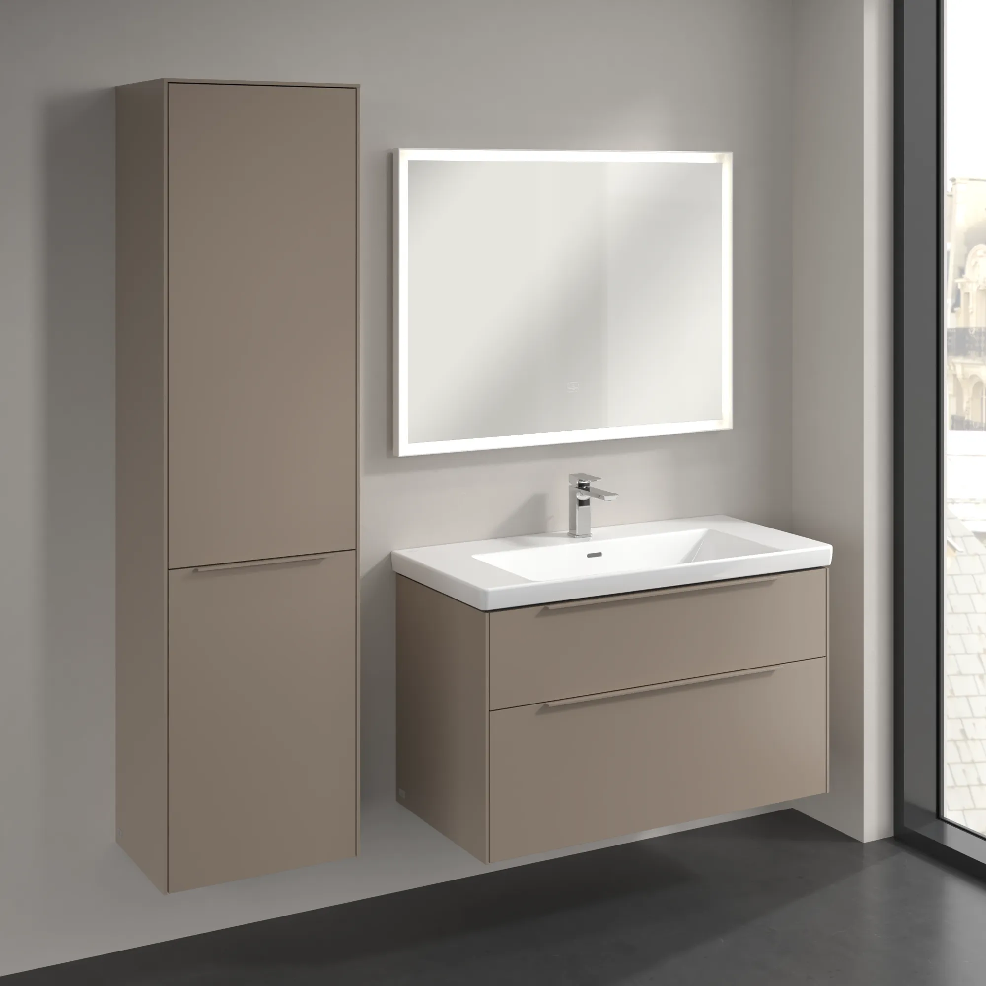 Villeroy & Boch Hochschrank Subway 3.0 C59202, 450 x 1710 x 362 mm, links angeschlossen Villeroy & Boch Hochschrank Subway 3.0 C59202, 450 x 1710 x 362 mm, links angeschlossen