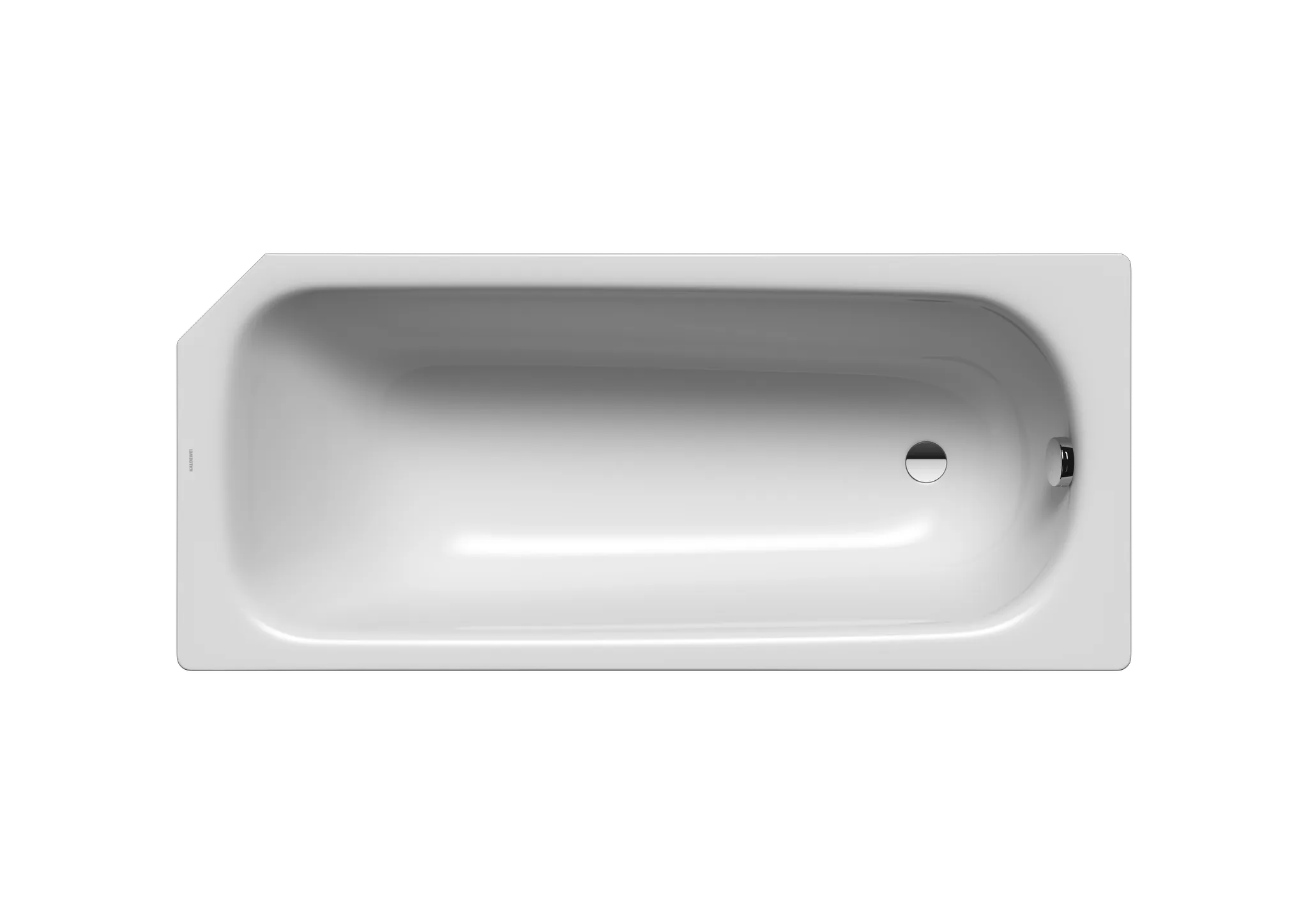 Kaldewei Badewanne „Saniform V2“ fünfeck rechteck 160 × 70 cm, ohne Wannenträger, ohne Grifflochbohrungen in manhattan