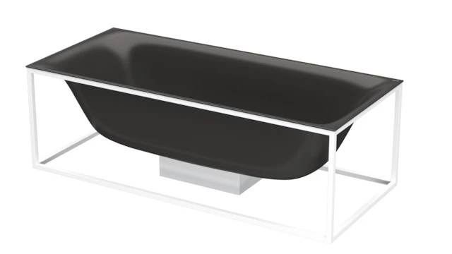 Bette Badewanne „BetteLux Shape“ rechteck 180 × 80 cm in Anthracite