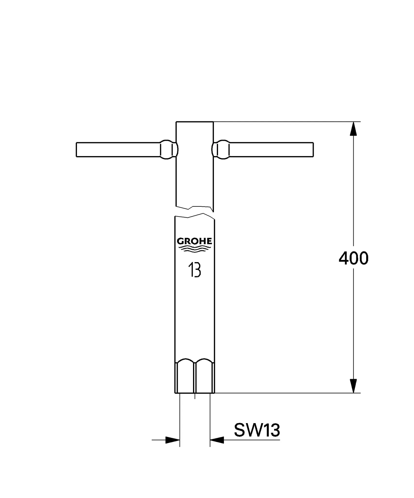 Grohe Montageschlüssel 19017, SW 13 für Rapidmontage, Verkaufseinheit: 10 Stück Grohe Montageschlüssel 19017, SW 13 für Rapidmontage, Verkaufseinheit: 10 Stück