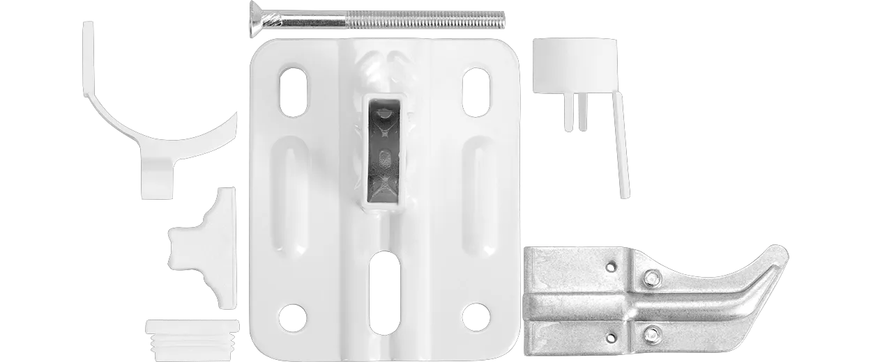 ASW HG-TEC Zubehör Heizung Standkonsolen mit Schallschutz für Stahl- und Gußradiatoren