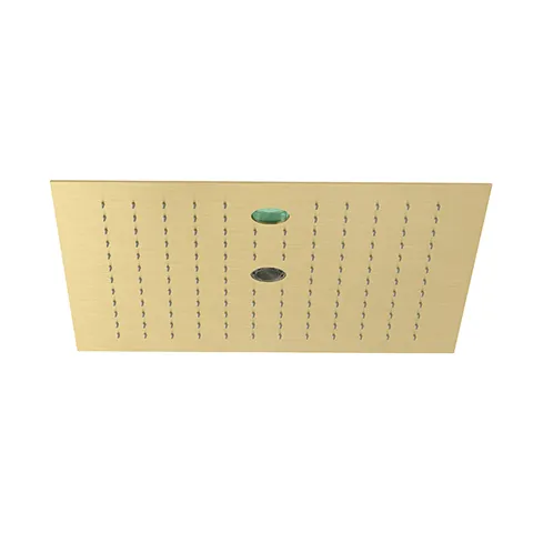 Kludi-ASANA Kopfbrause 44x44 CleanJet SummerRain/AmbienceLight Brushed Gold Kludi-ASANA Kopfbrause 44x44 CleanJet SummerRain/AmbienceLight Brushed Gold