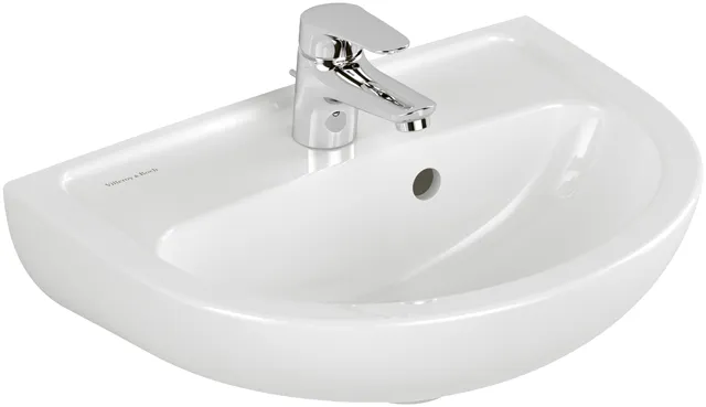 Villeroy & Boch Waschbecken „Newo“ 450 × 340 × 150 mm, Hahnlochposition mittig in Weiß Alpin Villeroy & Boch Waschbecken „Newo“ 450 × 340 × 150 mm, Hahnlochposition mittig in Weiß Alpin