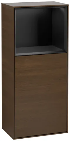Villeroy & Boch Seitenschrank „Finion“ 41,8 × 93,6 cm 1 Tür, Anschlag rechts, mit Wand- und Regalelementbeleuchtung Anschlag rechts