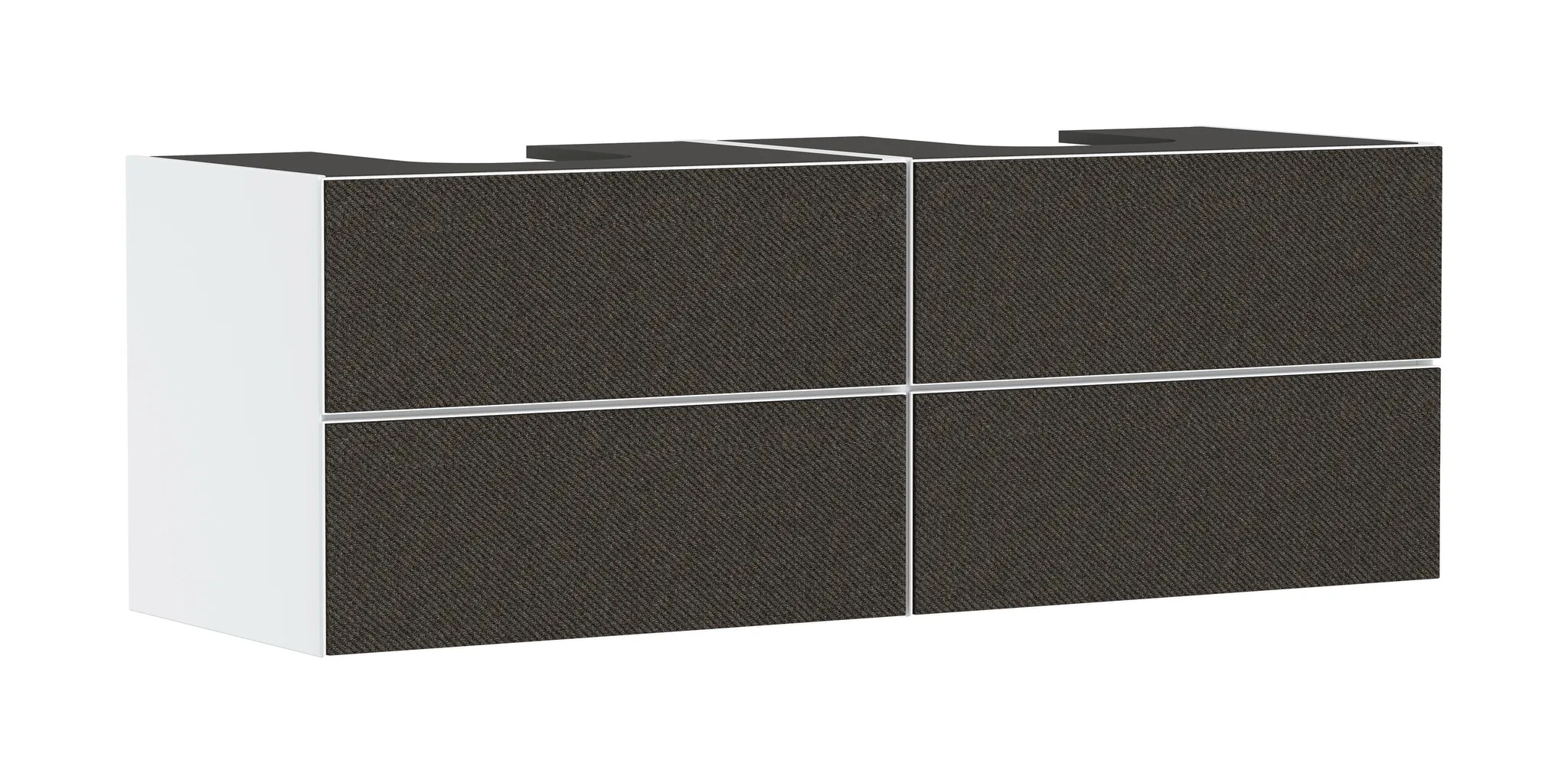 Hansgrohe Xevolos E Waschtischunterschrank Mattweiß 1570x550 mm mit 4 Schubkästen, griff- und siphonausschnittlos, SoftClose, PushOpen, vormontiert Hansgrohe Xevolos E Waschtischunterschrank Mattweiß 1570x550 mm mit 4 Schubkästen, griff- und siphonausschnittlos, SoftClose, PushOpen, vormontiert