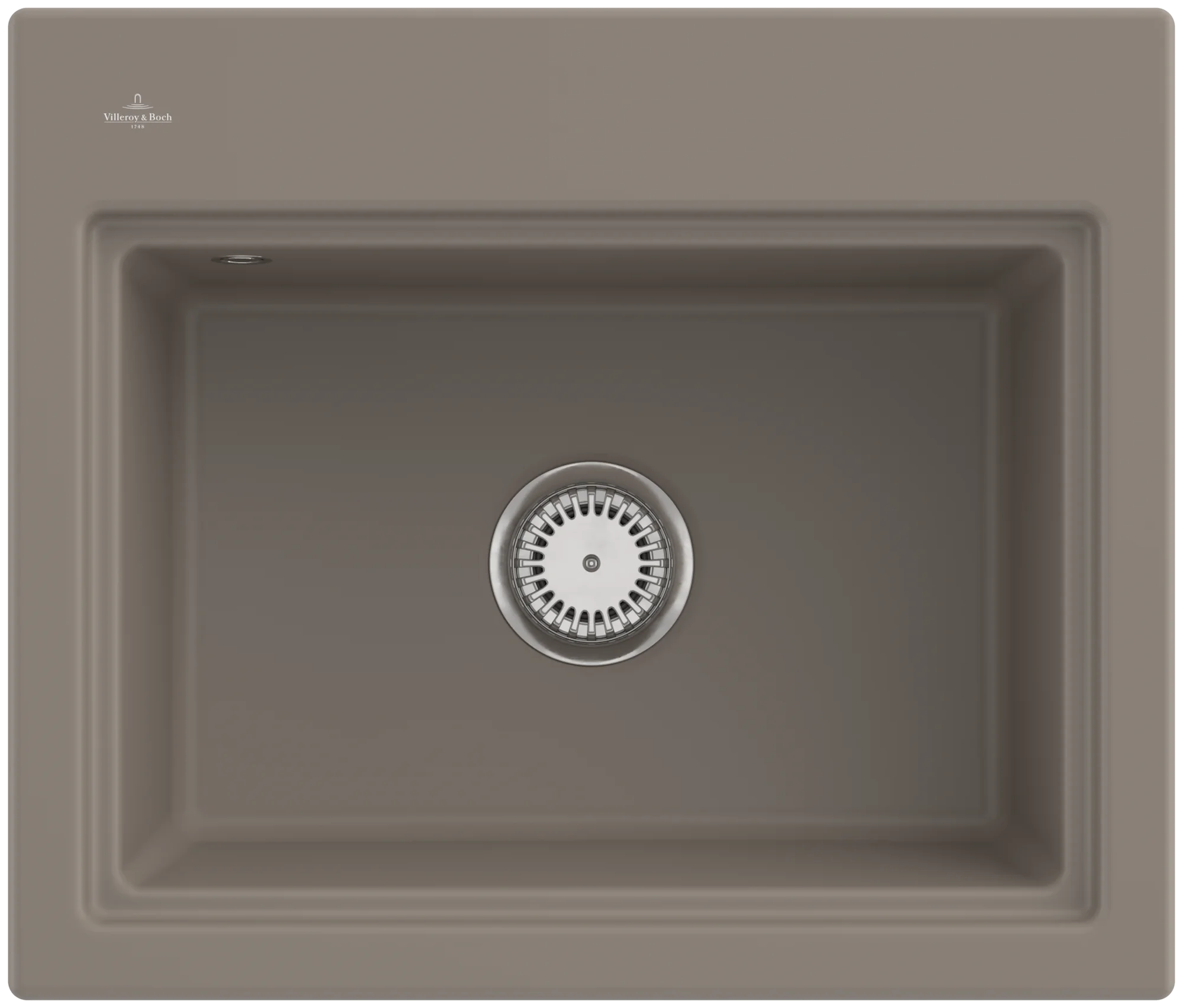 Villeroy & Boch Subway Style 60 S Einbauspüle, 600x510 mm, Keramik