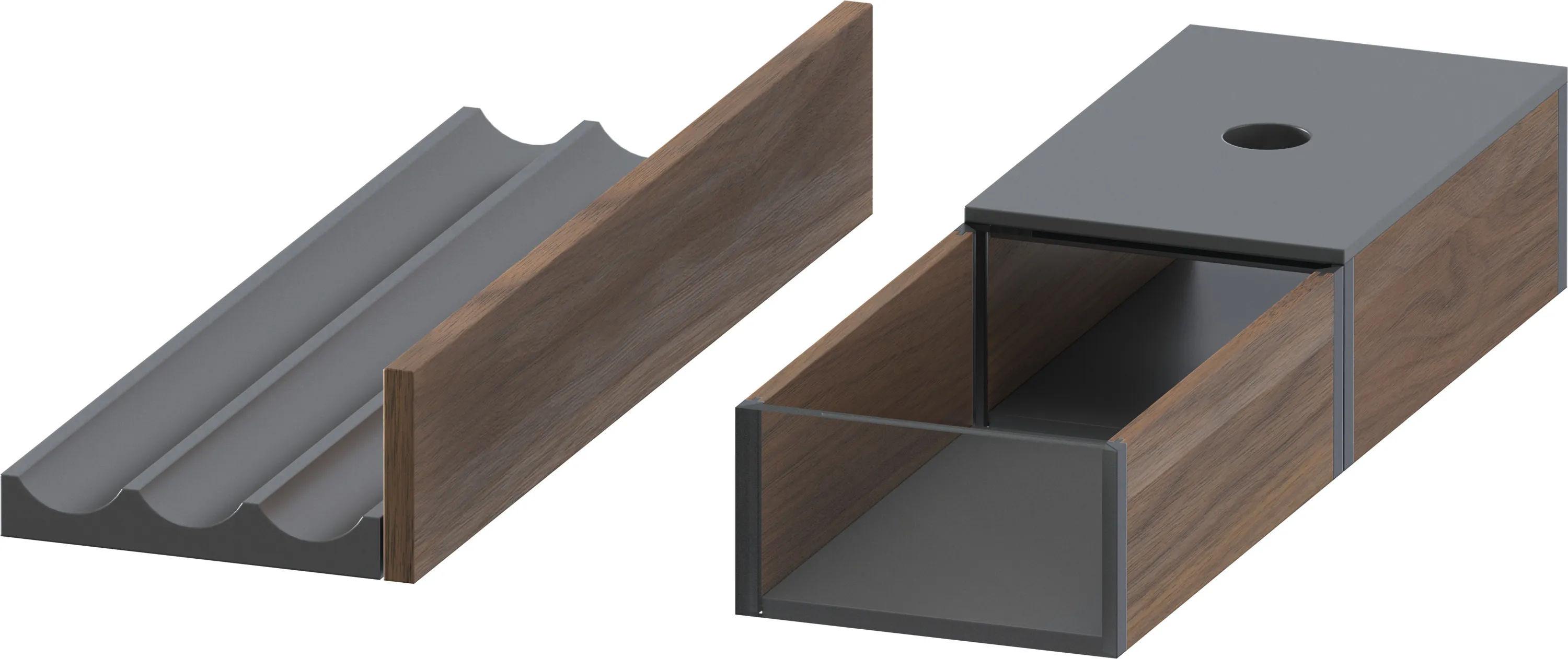 Duravit Einrichtungssystem Set 20,8 cm in / / Duravit Einrichtungssystem Set 20,8 cm in / /