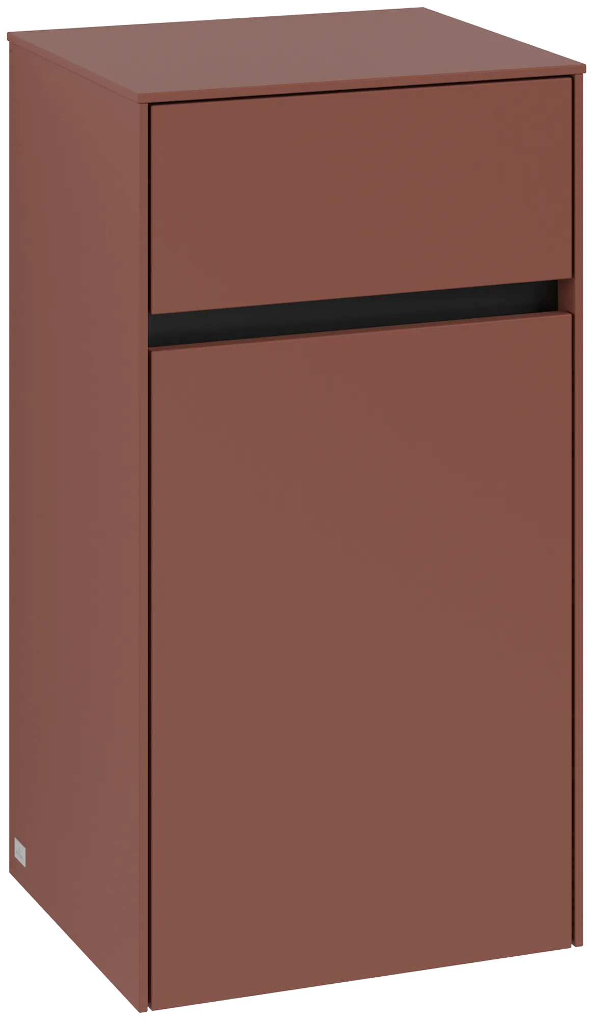 Villeroy & Boch Seitenschrank „Collaro“ 1 Tür, 1 Auszug / Schublade 40,4 × 74,8 × 34,9 cm 1 Tür, Anschlag (Scharnier) links, 1 Auszug / Schublade Villeroy & Boch Seitenschrank „Collaro“ 1 Tür, 1 Auszug / Schublade 40,4 × 74,8 × 34,9 cm 1 Tür, Anschlag (Scharnier) links, 1 Auszug / Schublade