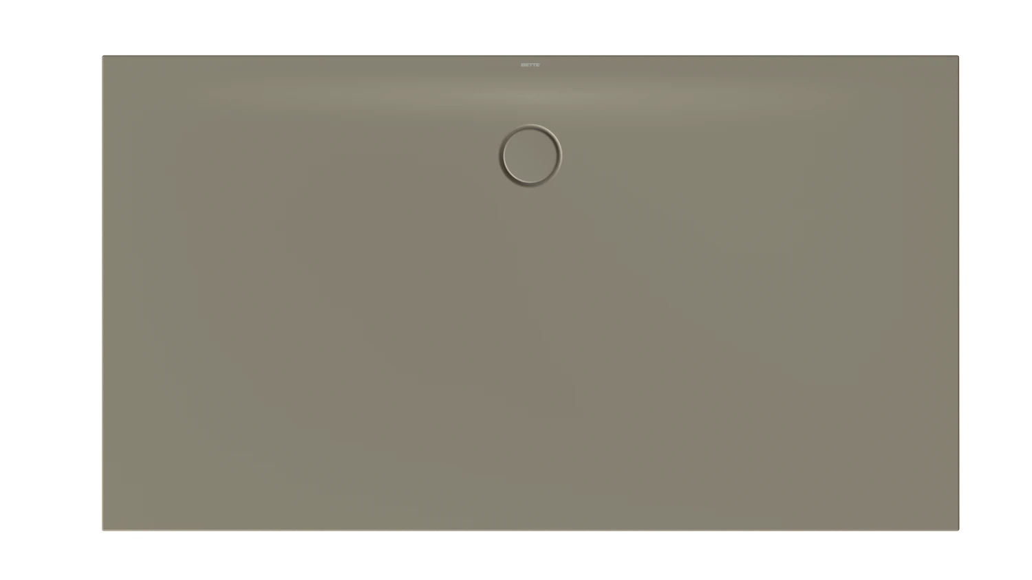 Bette rechteck Duschwanne „BetteFloor Side“ 1800 × 1000 mm mit BetteAntirutsch Pro, ohne Oberflächenveredelung, ohne Wannenträger, in Graphite