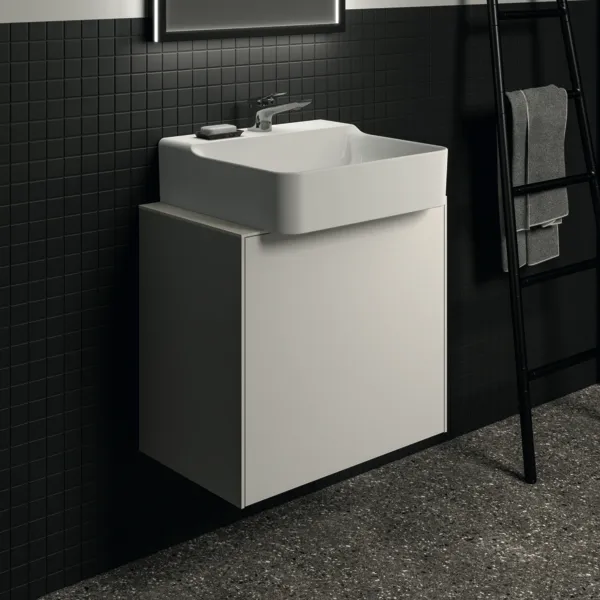 Ideal Standard Waschtischunterschrank „Conca“ 60 × 54 × 37,3 cm Weiß matt lackiert Ideal Standard Waschtischunterschrank „Conca“ 60 × 54 × 37,3 cm Weiß matt lackiert