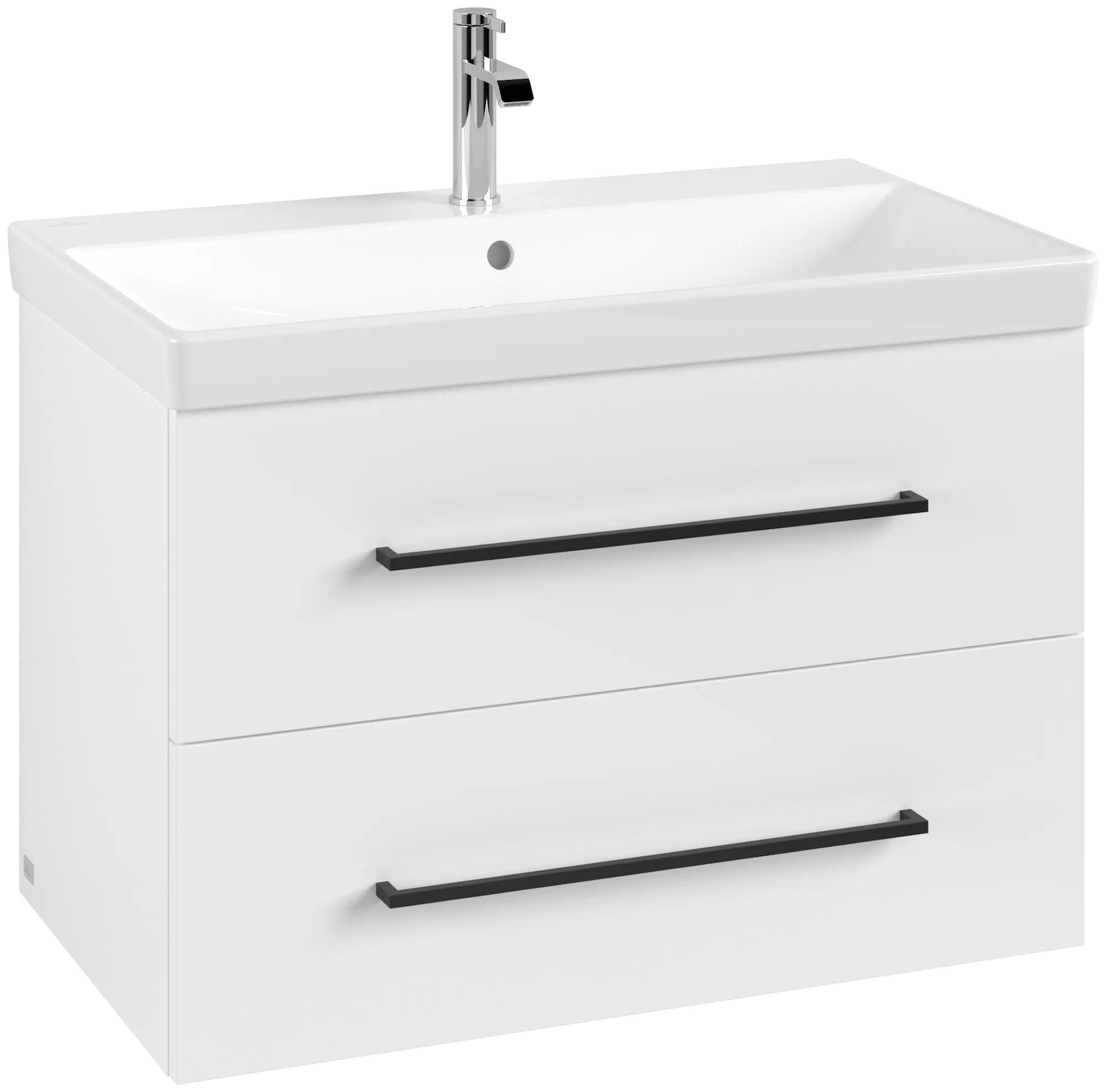 Villeroy & Boch Waschtischunterschrank „Avento“ für Schrankwaschtisch 780 × 514 × 452 mm Brilliant White, Soft Closing