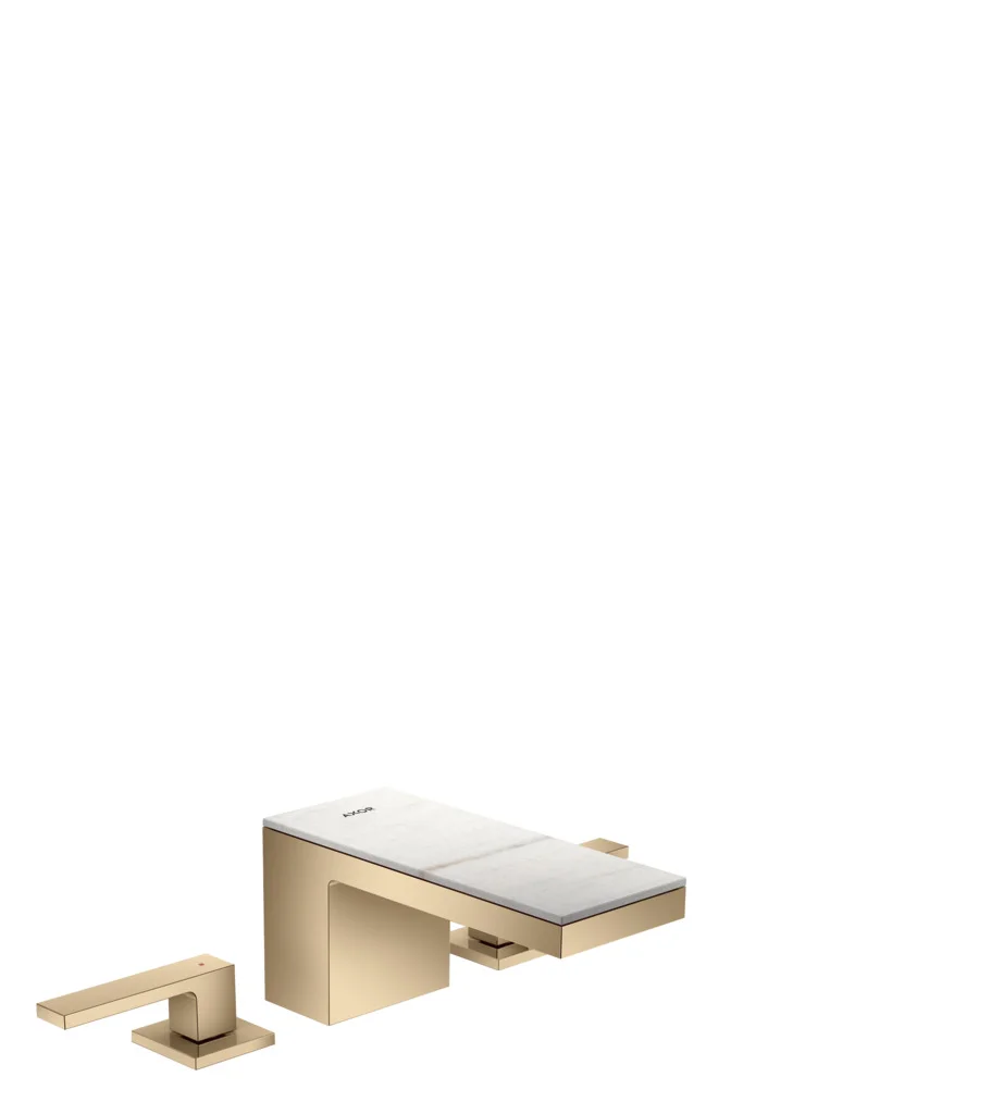Hansgrohe AXOR MyEdition Platte 200 mm Marmor Lasa Covelano Vena Oro abnehmbar