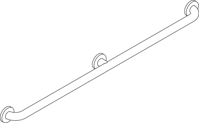 Haltegr.m.3. Stütze (USA), S. 801, Achsmaß 42 inch reinweiß Haltegr.m.3. Stütze (USA), S. 801, Achsmaß 42 inch reinweiß